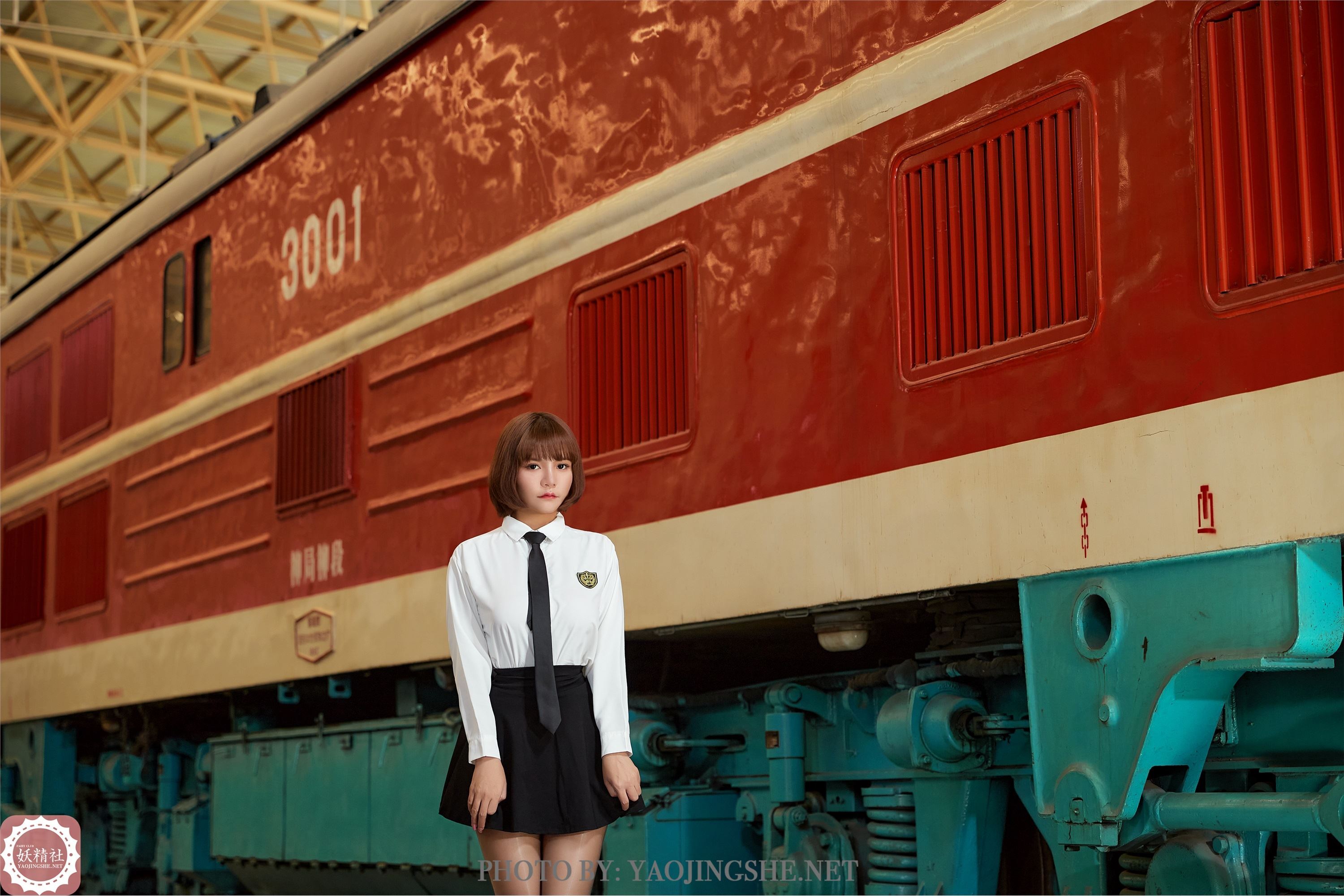 妖精社  2020.12.30 T2048《可爱JK》唐飞飞